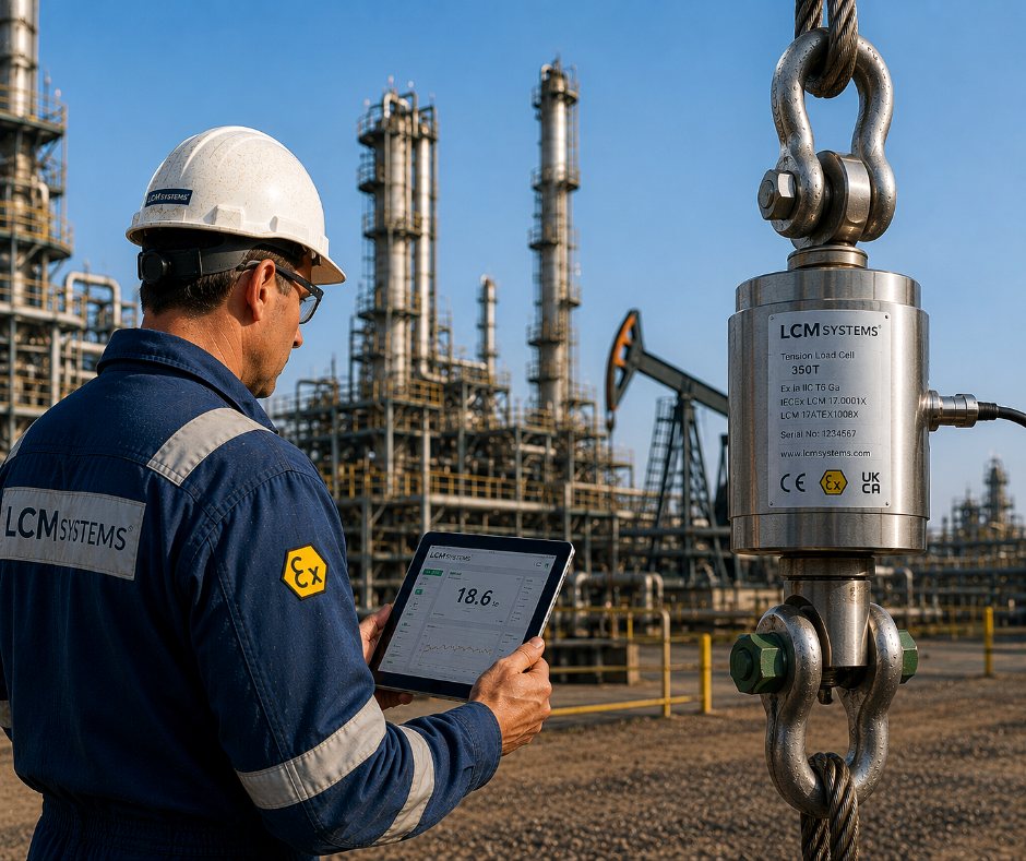 ATEX load cell for onshore oil and gas